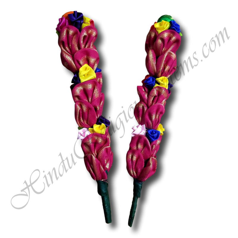 Cotton With Jhari Flower Fulchadi With Flower Or Kali (Artificial Flower Sticks)