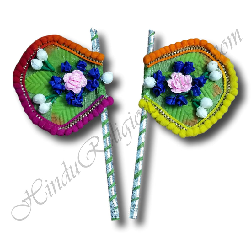 Ushnakal Floral (Artificial Flower Pankha / Fans