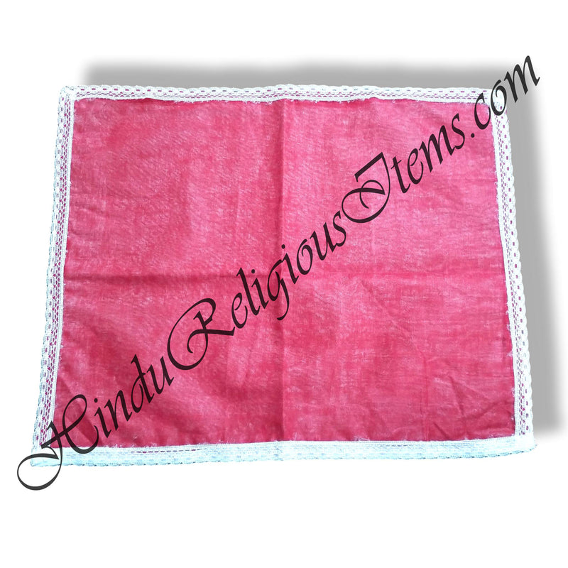 Cotton Coloured Dulai / Rajai (Blanket) With Net Lace