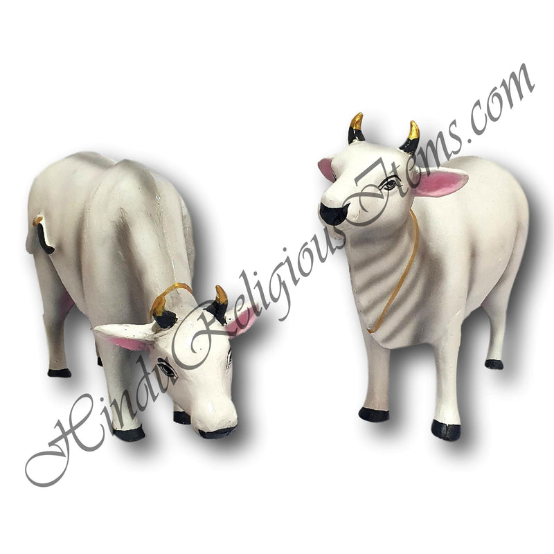 Plain Colour Gaay (Cow) Animal Fiber Swarup / Khilona