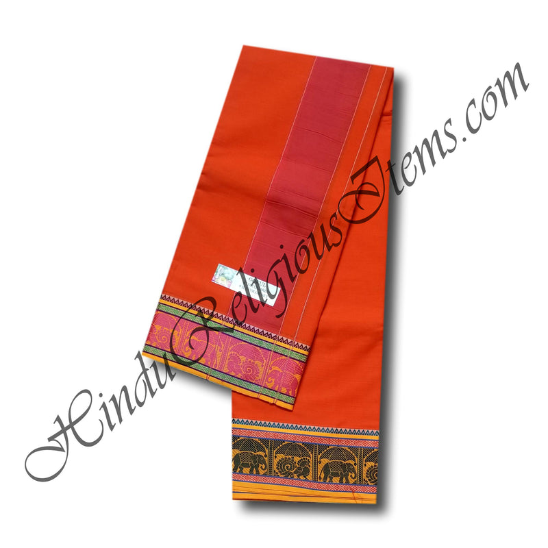 High- Quality Dhoti With Uparna Unstitched (Clothes for Seva)