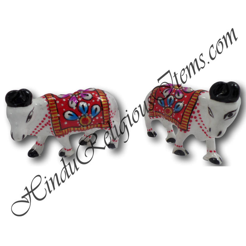 Metal Meenakari painted 3D Khilona (Animal toys)