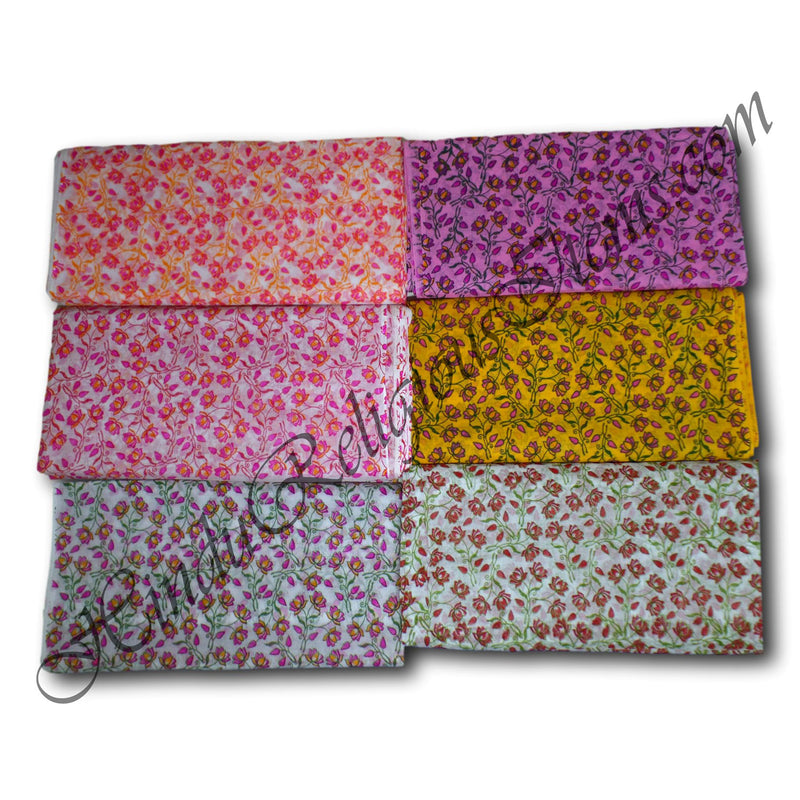 Cotton With Standard Kamal and Kali Vel Print Fabric/Kapad(CSKKVP)