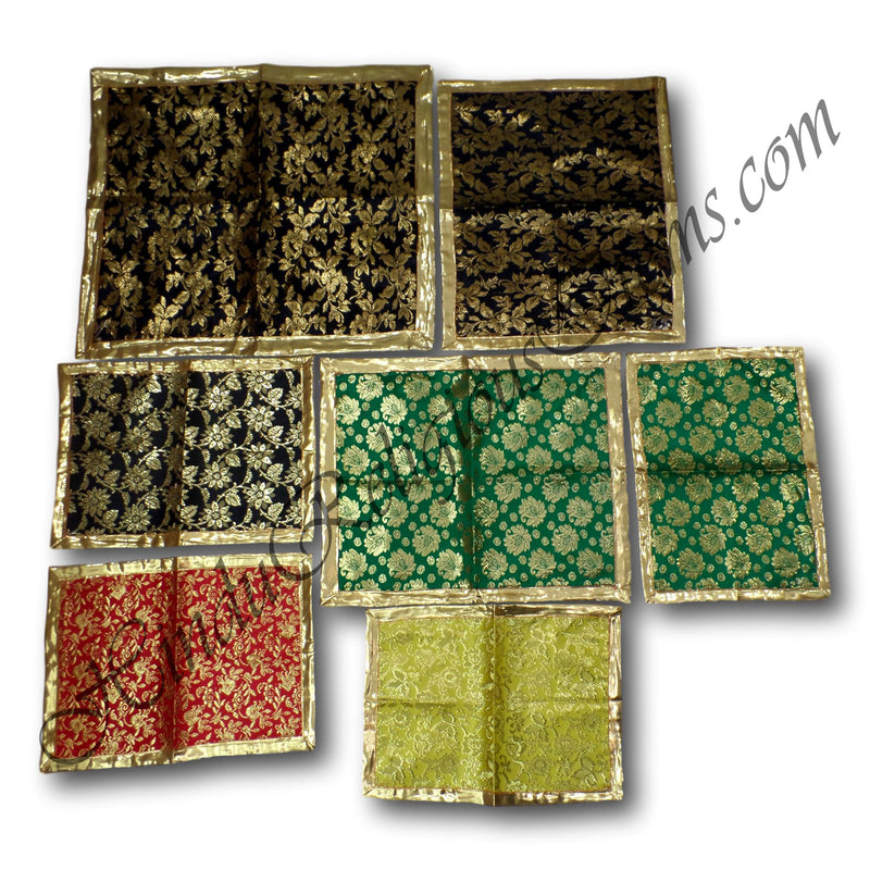 Brocade Pichwai with Gold Lace
