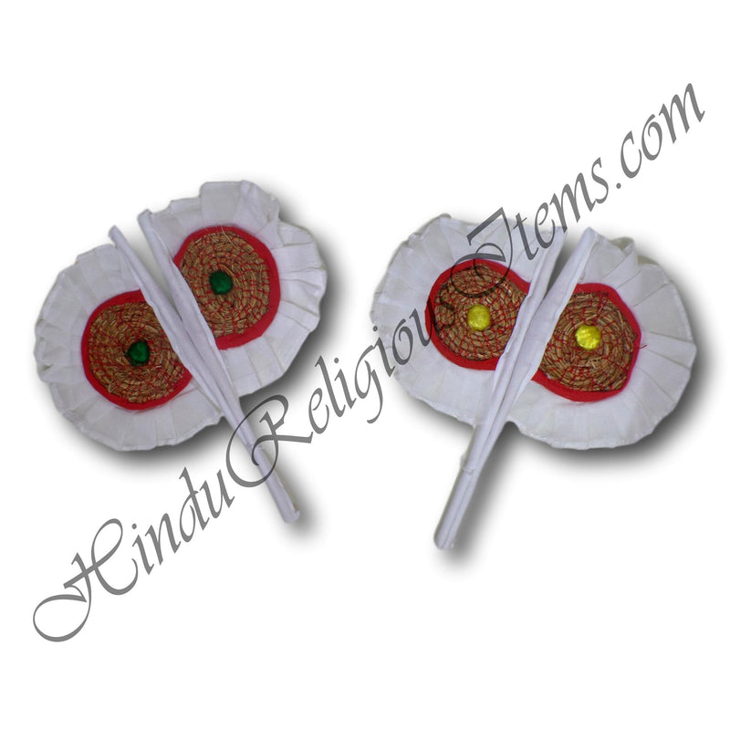 Fans (Pankha) Khus With Cotton Frill(FP-3)