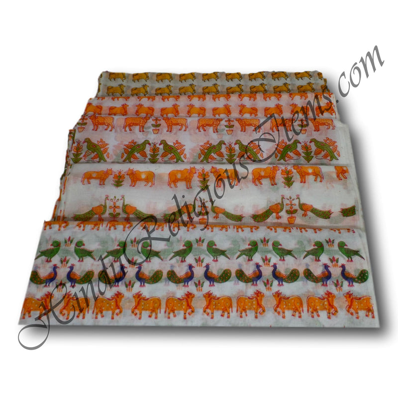 Cotton With Animal Print Fabric/Kapad(CAP)
