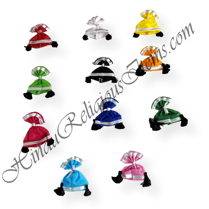 Premium Cotton Kan Topi / Topa With Silver Lace (KT-10)