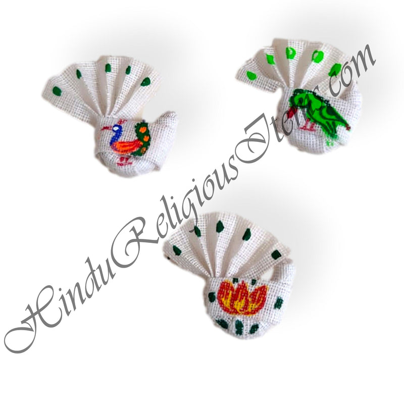 Cotton Feta Paag With Hand Painted Designs (P-31)