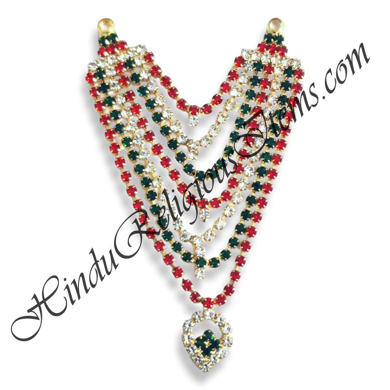 Premium Quality Nang(Diamond) Mala With Heart Shape Pendant