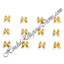 Gloden Metal With Moti Keri (Mango) Shape Kundal