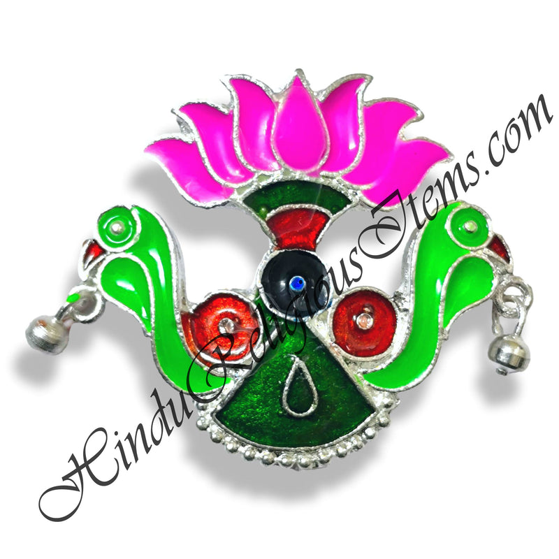 Premium Quality Silver Metal Meenakari Tipara