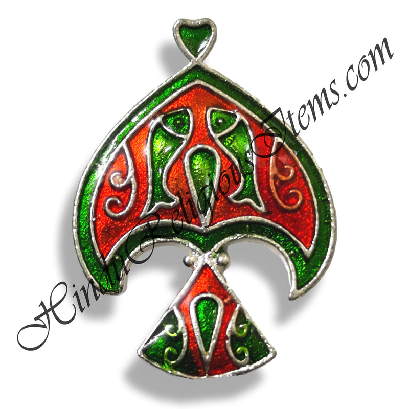 Premium Quality Silver Metal Meenakari Mukut