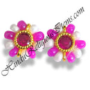 Premium Quality Moti Kundal With AD Diamond