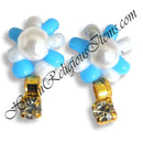 Premium Quality Moti Kundal With Diamond Latkan