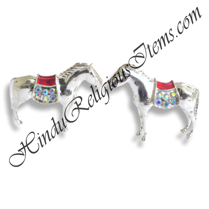 Silver Metal With Nang(Diamond) Khilona Pair (Set of 2)