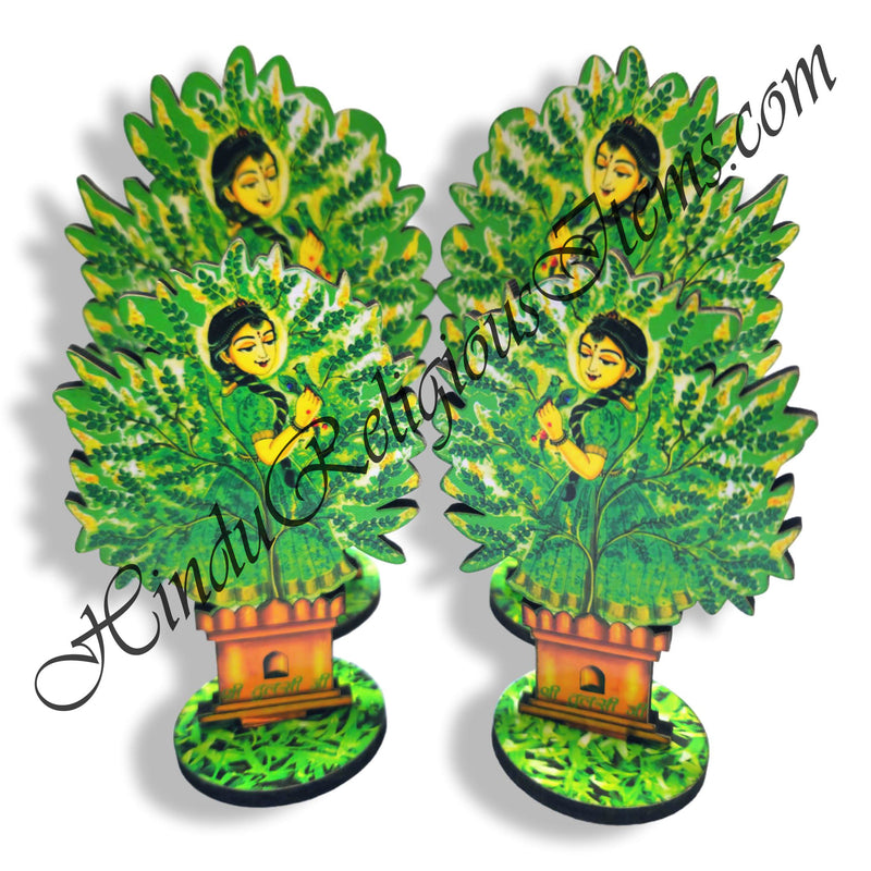 High-Quality MDF Tulsiji Cut Out(Set of 2)