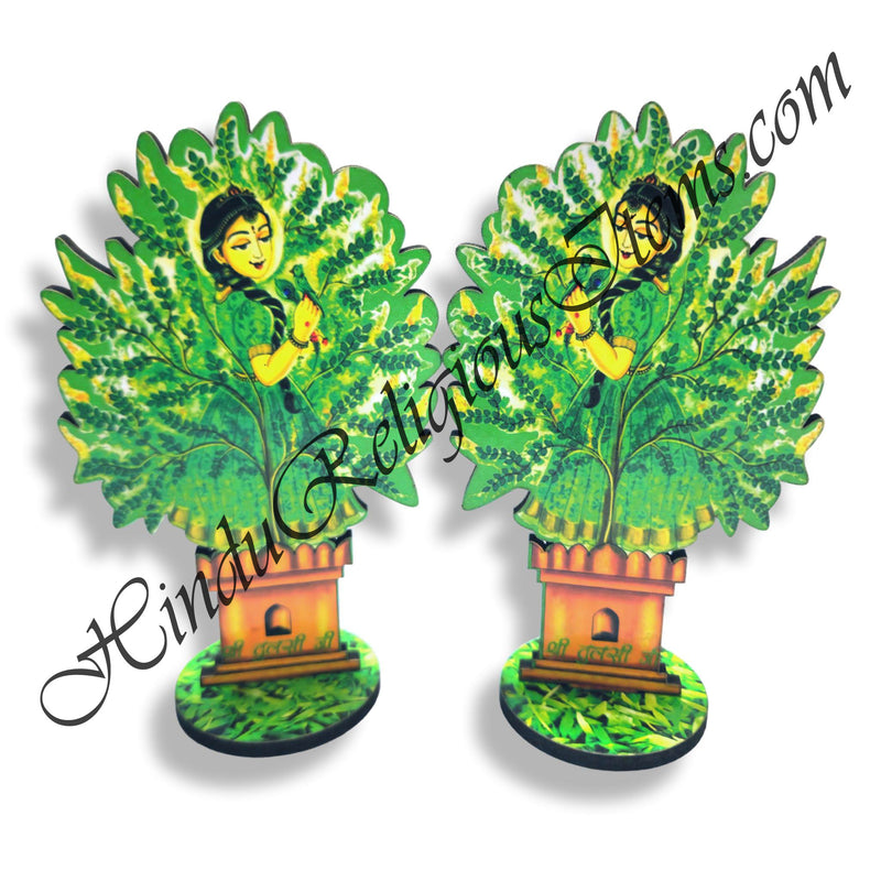 High-Quality MDF Tulsiji Cut Out(Set of 2)