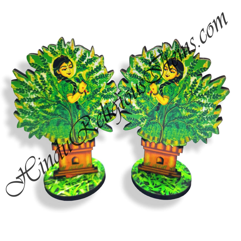 High-Quality MDF Tulsiji Cut Out(Set of 2)