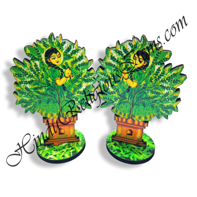 High-Quality MDF Tulsiji Cut Out(Set of 2)