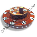 High-Quality Wooden Printed Chakki 5INCH