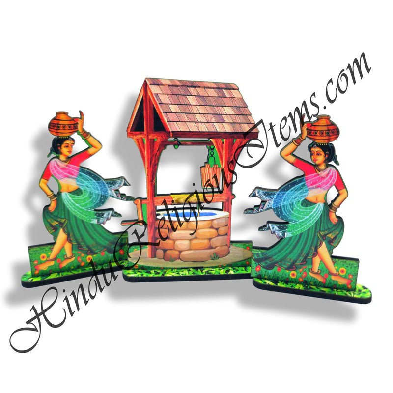 High-Quality MDF Panghat Leela Cut Out