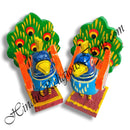 High-Quality Wooden Parrot And Peacock