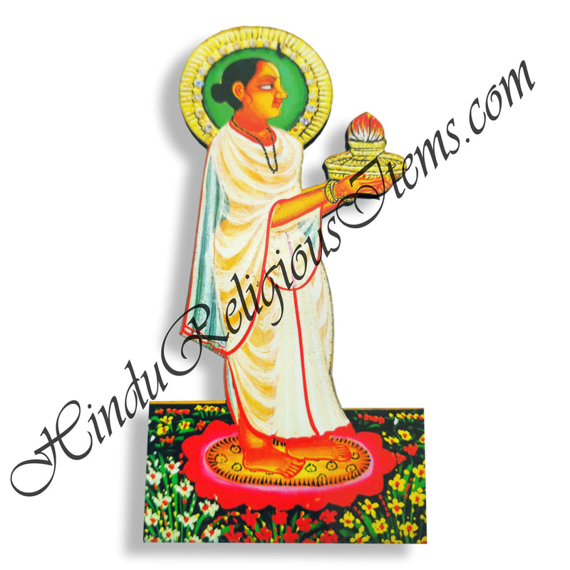 High-Quality MDF Individual Yamunaji,Mahaprabhuji & Goverdhannathji Cut Out