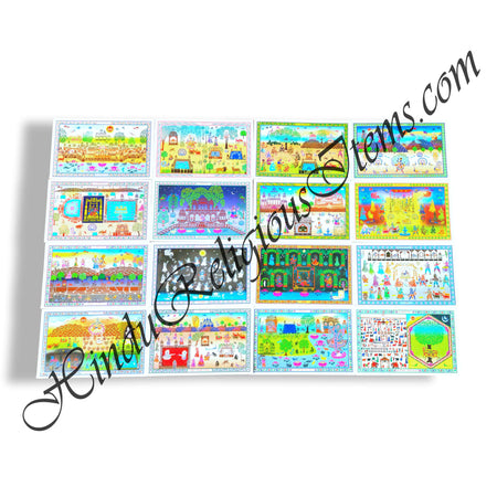 Ready Lamination Saanji (Set of 16)