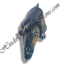 A fiber swarup/khilona depicting a crocodile, with the website address 'hindu-religious-items.com' displayed.