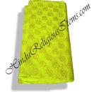 Cotton With Basma Chappa With Golden Large Keri Print Fabric/Kapad(CBCGLKP)