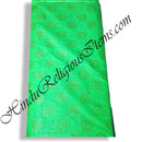 Cotton With Basma Chappa With Golden Large Keri Print Fabric/Kapad(CBCGLKP)