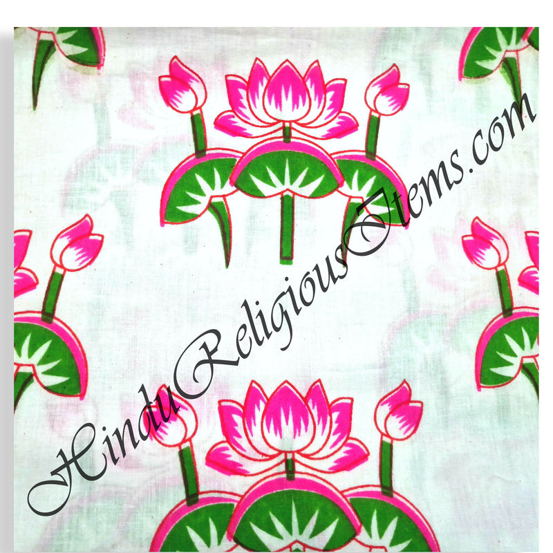 Cotton With Kamal Talaiya Print Fabric/ Kapad(CKT)