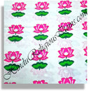 Cotton With Kamal Talaiya Print With Coloured Background Fabric/ Kapad(CKTCB)