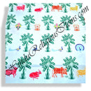 Slub Cotton Saanjhi Print Fabric/kapad(SCSP)