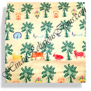 Slub Cotton Saanjhi Print Fabric/kapad(SCSP)