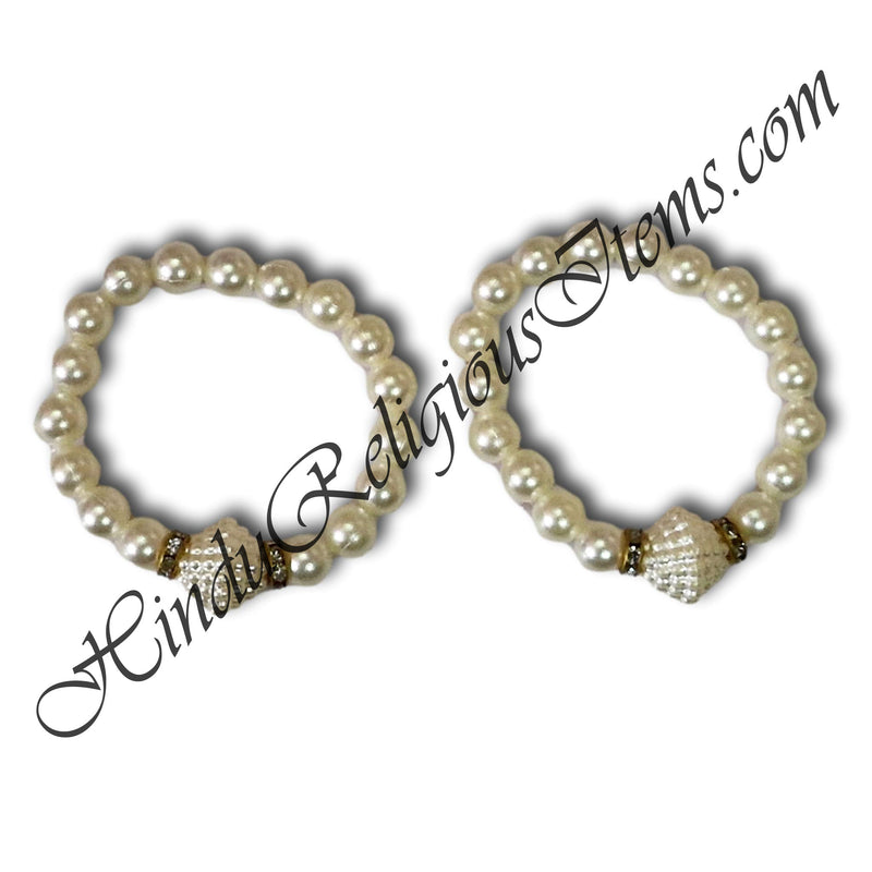 White Moti Bracelet