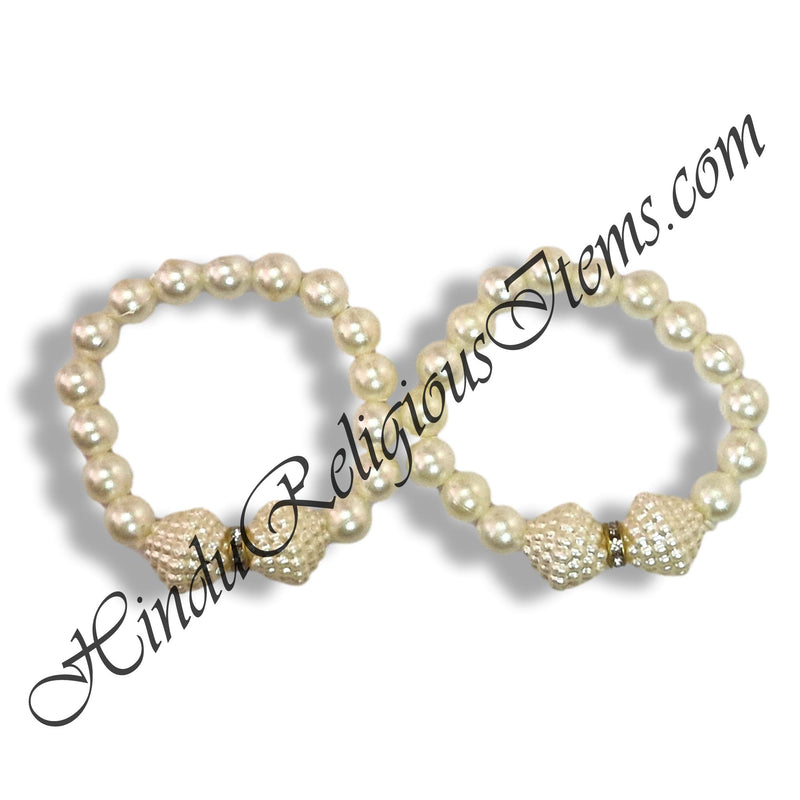 White Moti Bracelet