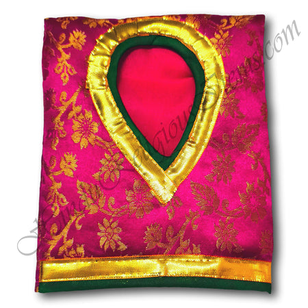 Chitraji Brocade With Golden Jhari Flower Vel Design Gadal (Sweater)