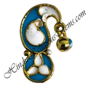 Golden Metal Meenakari Sheeshful