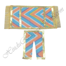 Lalan Cotton Mult-Design Leheriya Chira Vastra with Golden Lace