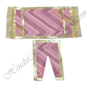 Lalan Cotton Mult-Design Leheriya Chira Vastra with Golden Lace