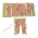 Lalan Cotton Mult-Design Leheriya Chira Vastra with Golden Lace
