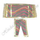 Lalan Cotton Mult-Design Leheriya Chira Vastra with Golden Lace