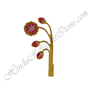 Premium Quality Golden Metal Meenakari Kamal Chadi