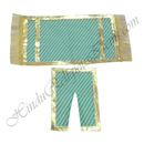Lalan Cotton Mult-Design Leheriya Chira Vastra with Golden Lace