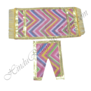 Lalan Cotton Mult-Design Leheriya Chira Vastra with Golden Lace