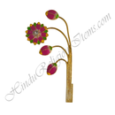 Premium Quality Golden Metal Meenakari Kamal Chadi