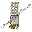 Golden Metal Meenakari Sehra