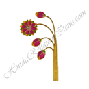 Premium Quality Golden Metal Meenakari Kamal Chadi