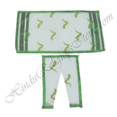 Lalan Cotton Sparrow Design Chira Vastra With Satin Lace